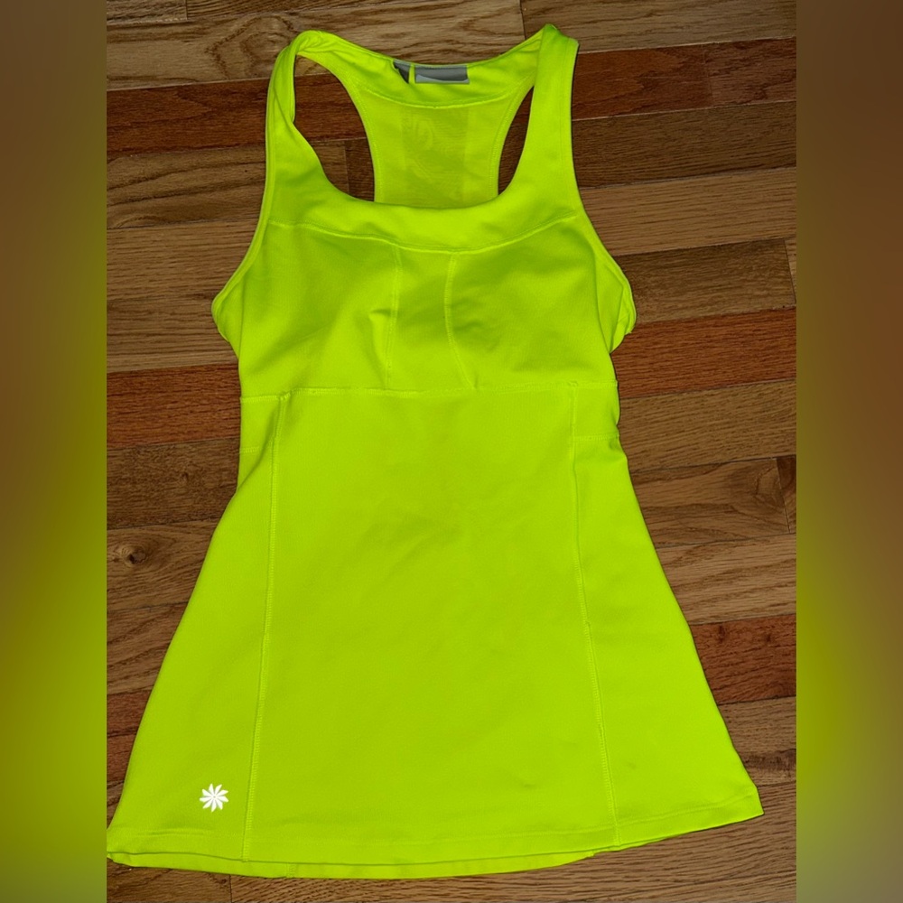 Athleta yellow tank top women’s size XS